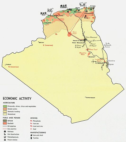 Alger Map Algeria